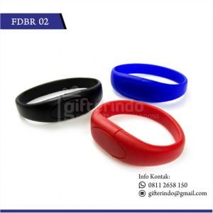 FDBR02 Flashdisk Karet Custom Gelang