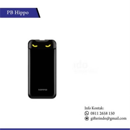 PBH10 - Powerbank Hippo Eyes Cute Black