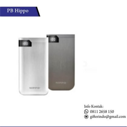 PBH15 - Powerbank Hippo Hiro LED Custom