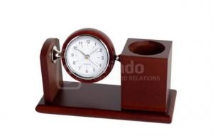 Desk Clock Kayu jam meja